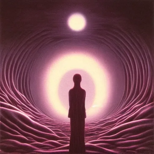 Image similar to anime made by zdzisław beksinski, album cover