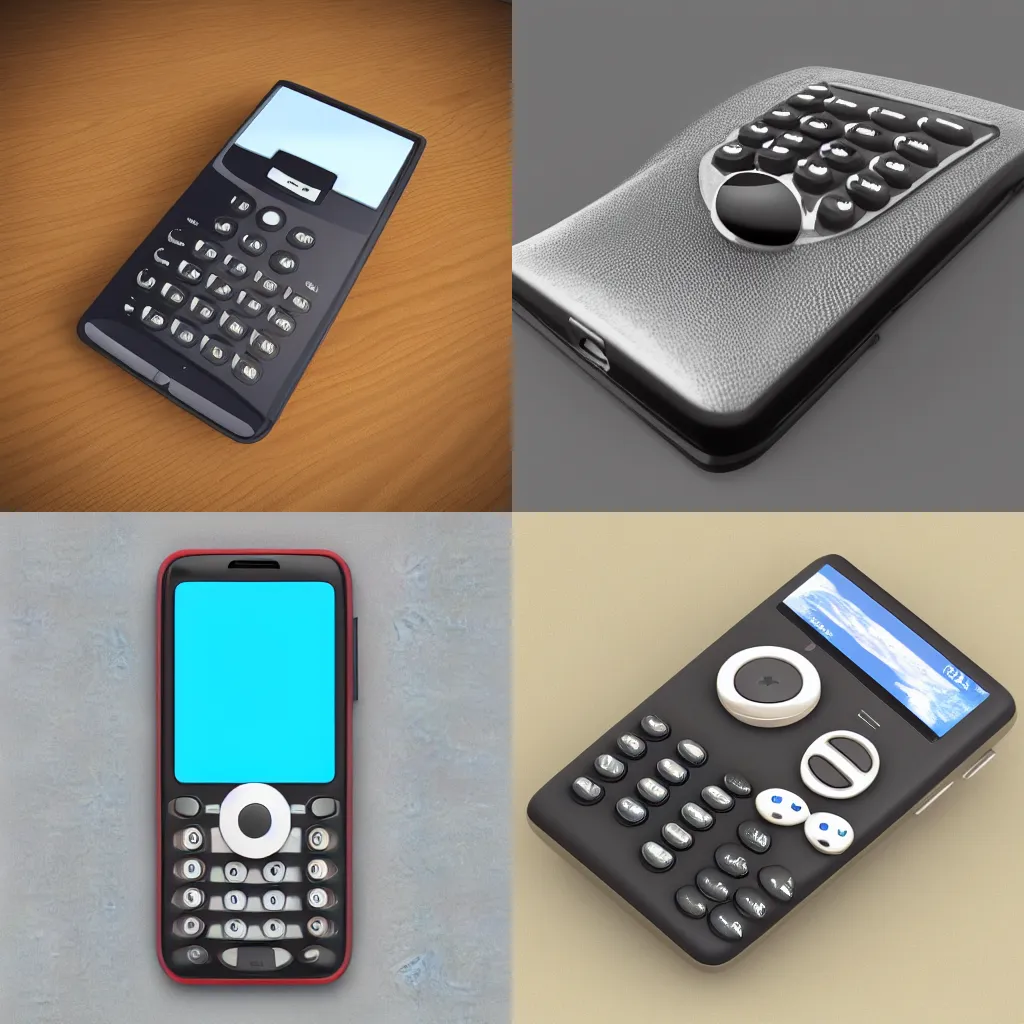 Prompt: Realistic 3D-Render mobile button phone Nokia 2330s classic, photorealism 8K