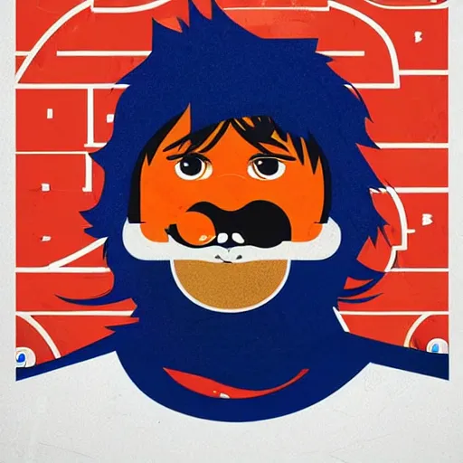 Image similar to Montreal Canadiens Mascot Youppi Habs Profile Picture by Sachin Teng, asymmetrical, Organic Painting , Matte Painting, geometric shapes, hard edges, graffiti, street art,:2 by Sachin Teng:4