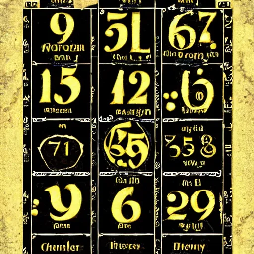 Image similar to numerology