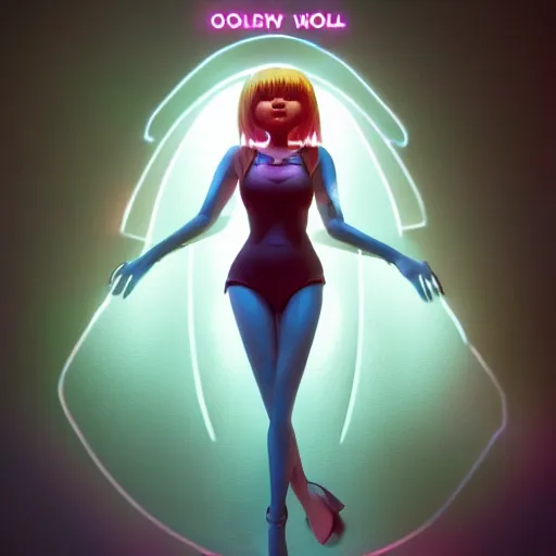 Image similar to fullbody holli from the movie cool world, huggy wuggy from poppy playtime video game, fullbody, ultra high detailed, glowing lights, oil painting, greg rutkowski, charlie bowater, beeple, unreal 5, daz, hyperrealistic, octane render, rpg portrait, dynamic lighting, fantasy art, beautiful face