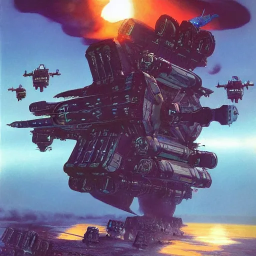 Image similar to hell rider, chris foss, john harris, beeple, wayne barlowe