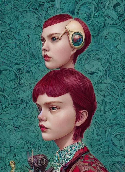 Prompt: cool girl :: by Martine Johanna and Simon Stålenhag and Chie Yoshii and Casey Weldon and Guillermo del toro :: ornate, dynamic, particulate, rich colors, intricate, elegant, highly detailed, centered, artstation, smooth, sharp focus, octane render, 3d