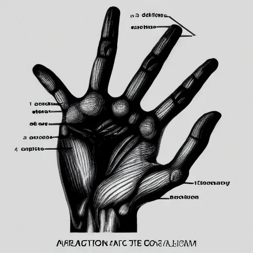 Prompt: anatomically correct hand photo