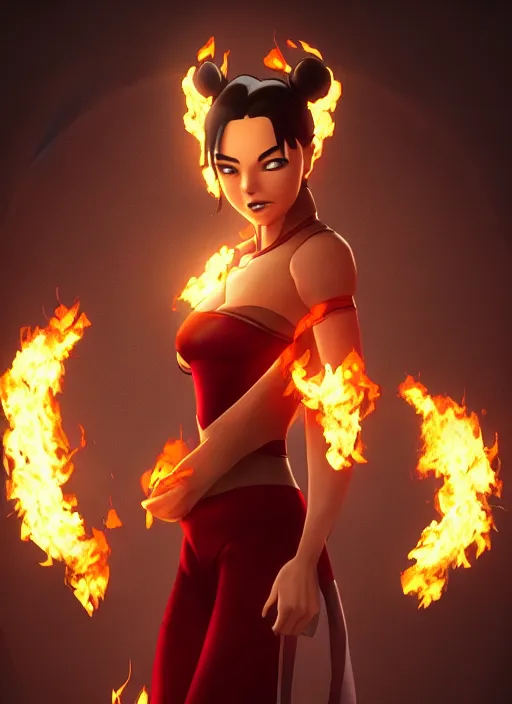 azula avatar the burning earth