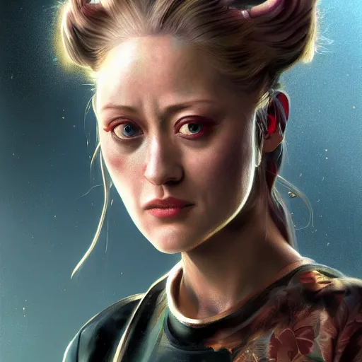 Image similar to Olivia Taylor Dudley as Yuno Gasai, detailed, centered, digital painting, artstation, concept art, donato giancola, Joseph Christian Leyendecker, WLOP, Boris Vallejo, Breathtaking, 8k resolution, extremely detailed, beautiful, establishing shot, artistic, hyperrealistic, beautiful face, octane render, cinematic lighting, dramatic lighting, masterpiece