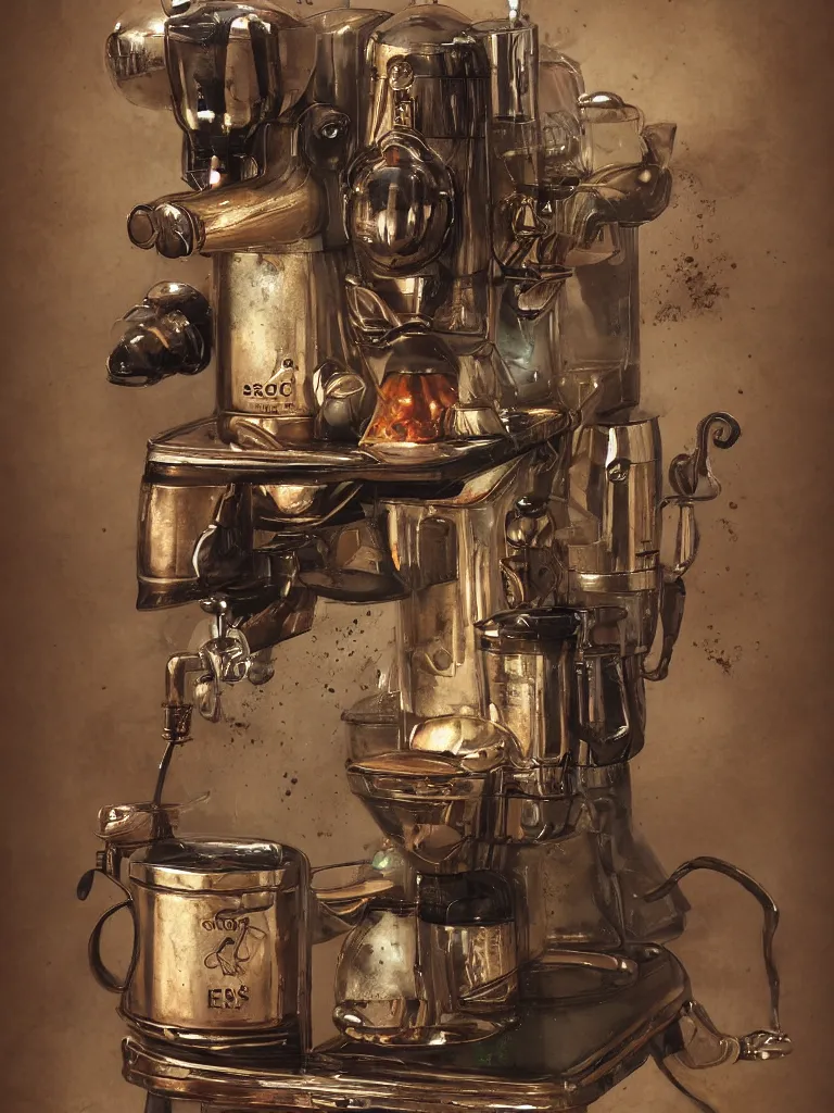 ArtStation - Antique Belgian Coffee Maker Asset