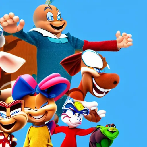 Image similar to tiny toons live action