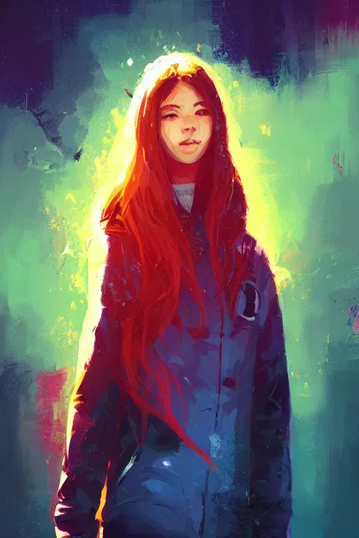 Image similar to portrait of the freedom dive girl, by alena aenami, by ross tran, digital art painting