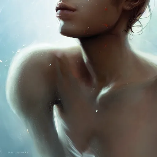 Prompt: beautiful mulatto caught by a predatory plant venus flycatcher, gorgeous, close-up portrait, intricate, elegant, volumetric lighting, scenery, digital painting, highly detailed, artstation, sharp focus, illustration, concept art, ruan jia, steve mccurry