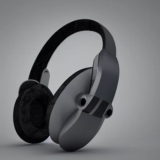 Prompt: single headphones, futuristic, techno, cyberpunk, product design, 3 d render ; industrial design ; behance ; le manoosh ; pinterest ; if design award ; reddot design award