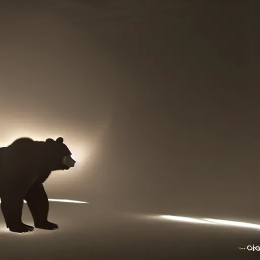 Image similar to carlos dehaquiz ridden a bear, volumetric light, beautiful lit, romero ressendi