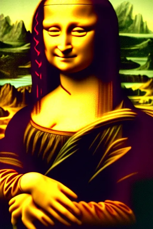 Image similar to collectable action figure mona lisa collectable toy action figure