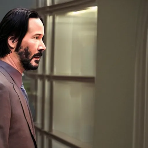 Image similar to Keanu reeves in the pixar film