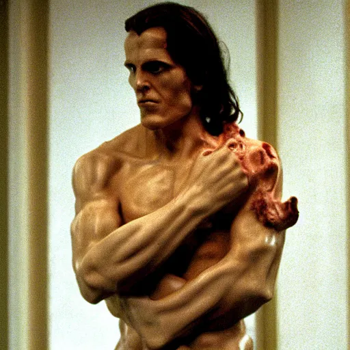 Image similar to greek statue of Heraclite in American Psycho (1999)