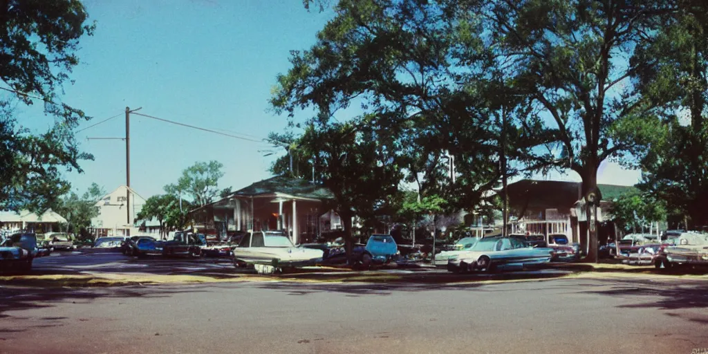 Prompt: photo, fairhope alabama, kodak ektachrome 1 2 0,