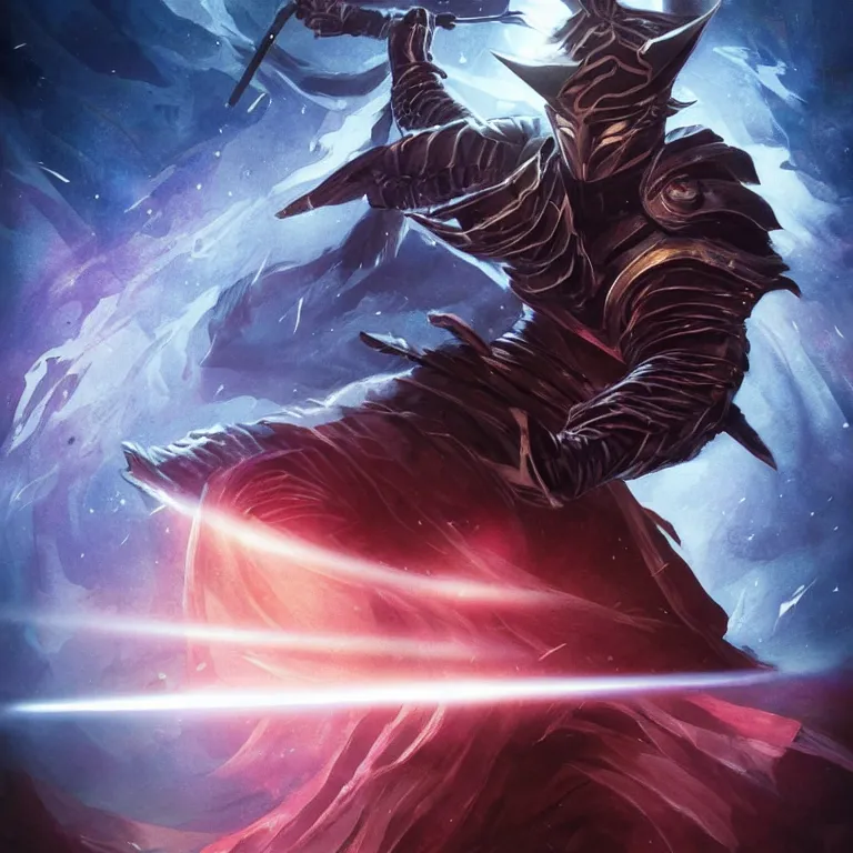 Prompt: beautiful cinematic fantasy poster, a ninja samurai warrior made out of folded origami matte finish paper, battle pose, beautiful glowing galaxy eyes, wideshot ultrawide angle epic scale, hybrid from The Elden Ring and art direction by Darius Zawadzki ;by artgerm; wayne reynolds art station; cinematic quality character render; low angle; ultra high quality model; production quality cinema model;