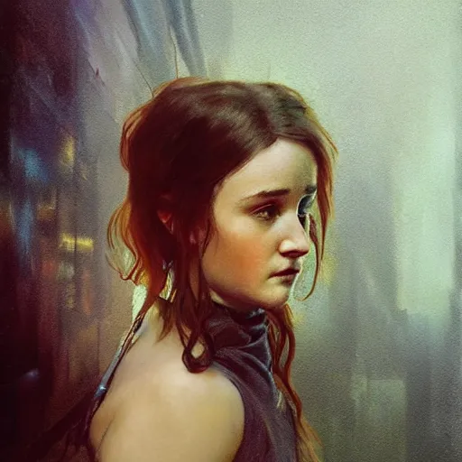 Prompt: kaitlyn dever, hyperrealistic full figure, bladerunner street alley, art of elysium by frank frazetta and by jeremy mann and by alphonse mucha, fantasy art, photo realistic, dynamic lighting, artstation, full figure poster, volumetric lighting, very detailed face, 4 k, award winning