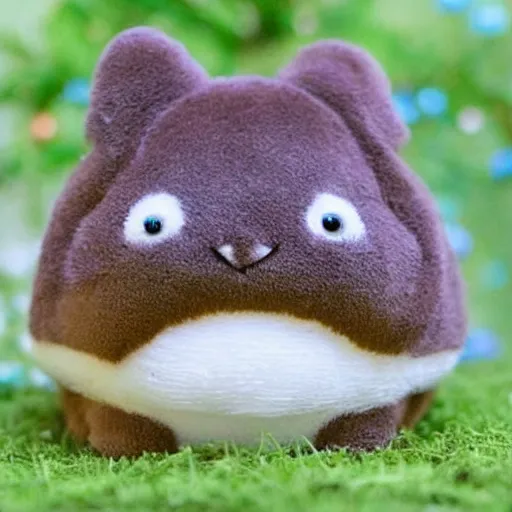 Image similar to a calico critters that looks like totoro