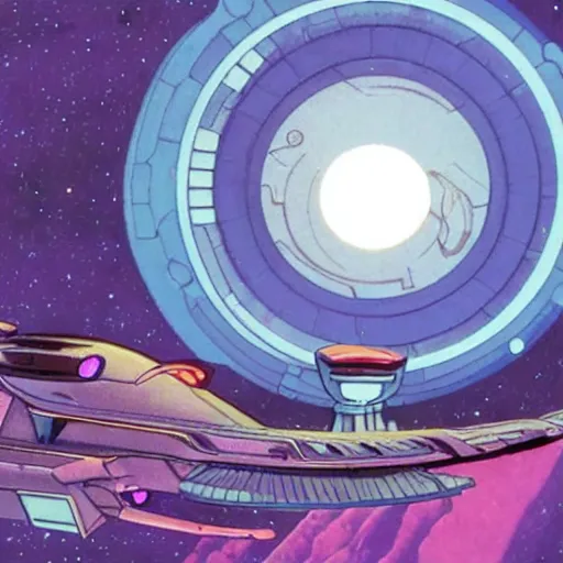 Image similar to a man spaceship starship outer worlds in FANTASTIC PLANET La planète sauvage animation by René Laloux