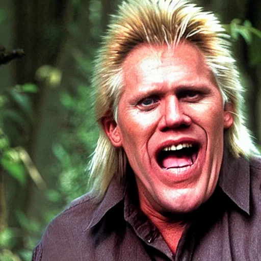 Image similar to gary busey as bigfoot