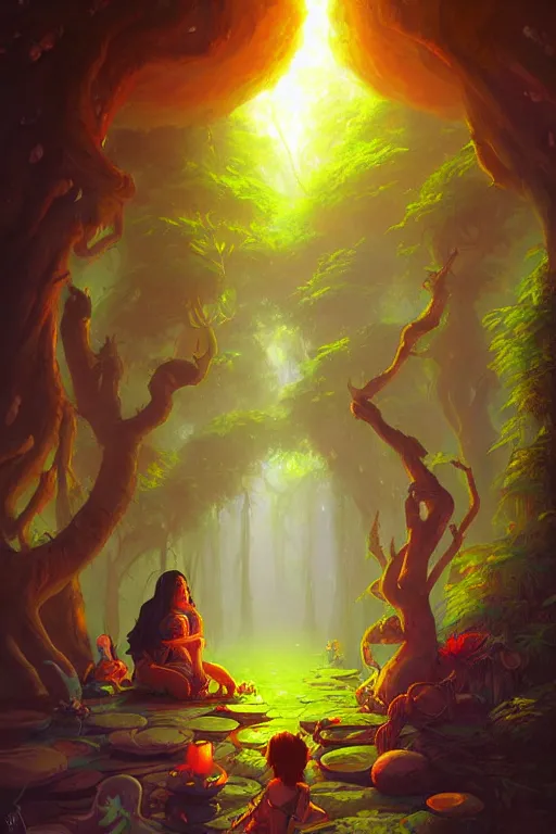 Image similar to The Ayahuasca Spirit, by Andreas Rocha