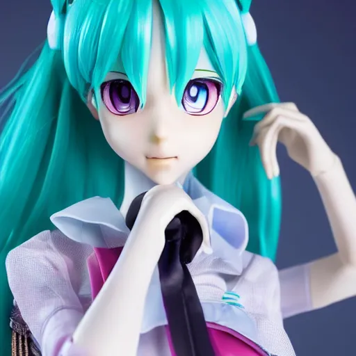 Prompt: hatsune miku as a real girl, high quality, very detailed, anatomically correct, photograph, canon mark ii