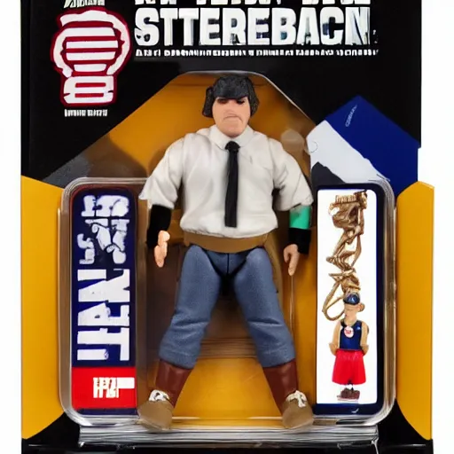 Prompt: action figure of a stereotypical american,