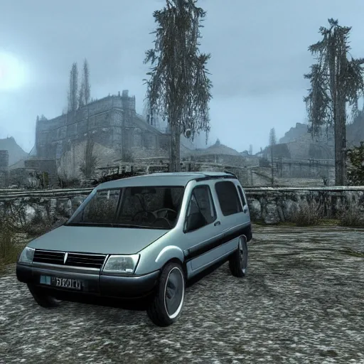 Image similar to citroen berlingo ( 1 9 9 7 ) in the elder scrolls v : skyrim, in - game screenshot