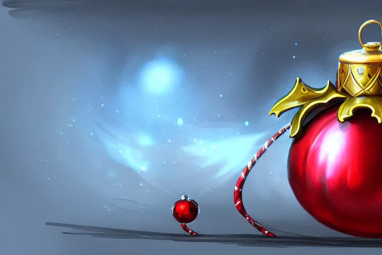 Image similar to a detailed concept art of a jingle bell, trending on artstation, digital art