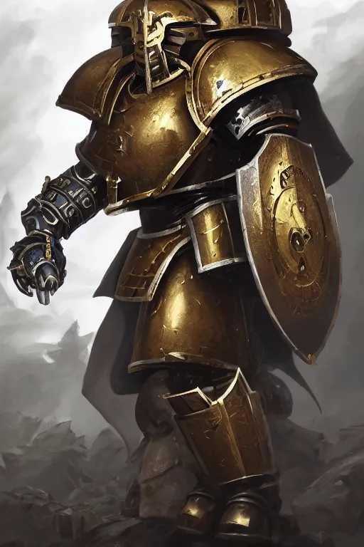 Image similar to armor portrait heros warhammer 4 0 k horus heresy fanart - the primarchs emperor by johannes helgeson animated with vfx concept artist & illustrator global illumination ray tracing hdr fanart arstation zbrush central hardmesh 8 k octane renderer comics stylized