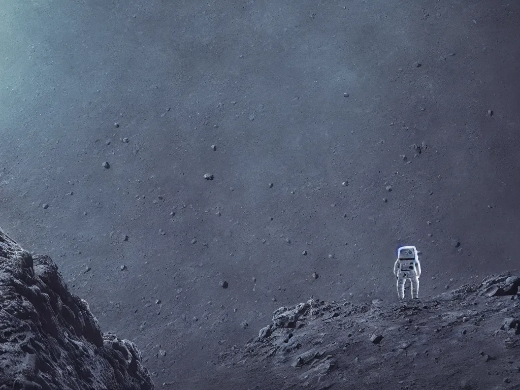 Prompt: lonely astronaut walking on a landscape of dying alien planet, hyperrealistic, 4K wallpaper, highly detailed and beautiful