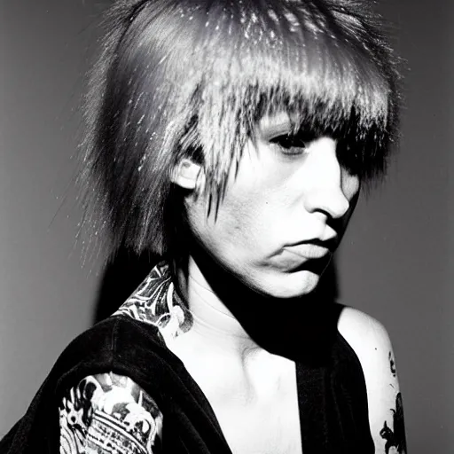 Image similar to Punk girl by Cindy Sherman