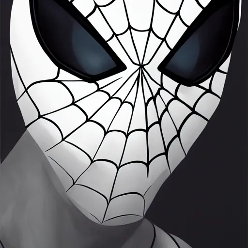 Image similar to face icon stylized minimalist spiderman, loftis, cory behance hd by jesper ejsing, by rhads, makoto shinkai and lois van baarle, ilya kuvshinov, rossdraws global illumination