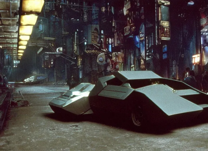 Image similar to vehicle from the Roman science fiction film Blade Runner