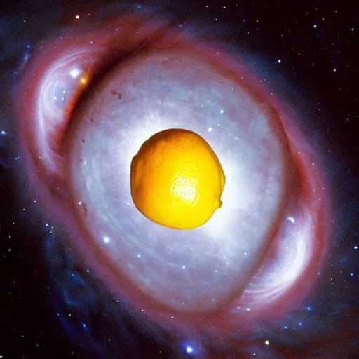 Image similar to planet lemon, photo by hubble telescope