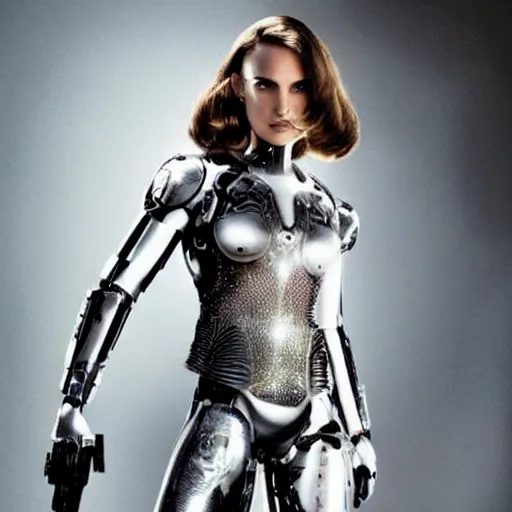 Image similar to Cyborg Natalie Portman