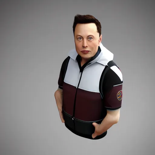 Image similar to Elon Musk 3D render