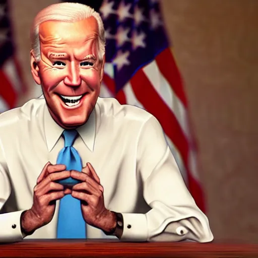 Prompt: Joe Biden Pixar cartoon character, American President Joe Biden as a cute Pixar character