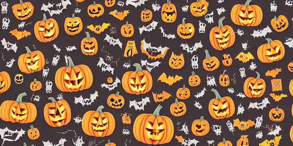 Prompt: halloween backdrop