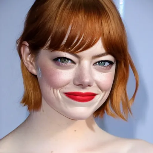 Image similar to emma stone as a stone