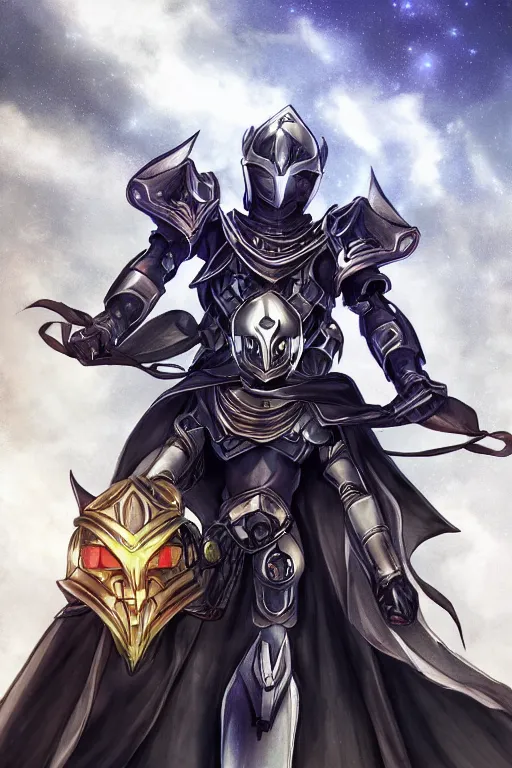 Image similar to helmet armor guardian destiny in witch queen illumination ray tracing hdr fanart arstation by sung choi robot ninja mask and eric pfeiffer and gabriel garza and casper konefal