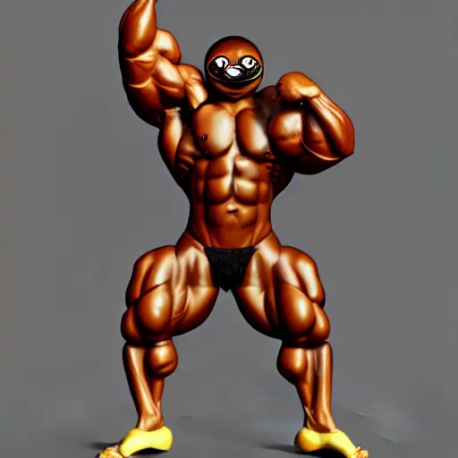 Prompt: pepe as bodybuilder pepe, hyper detailed pepe, digital art, trending in artstation, cinematic pepe, studio quality, smooth render, unreal engine 5 rendered, octane rendered, pepe art style by klimt and nixeu and ian sprigger and wlop and krenz cushart