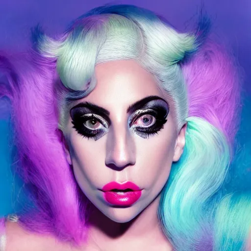 Image similar to lady gaga artpop act 2 album cover shot by nick knight, full body, artpop, jeff koons, canon, highly realistic. high resolution. highly detailed. dramatic. 8 k. 4 k.