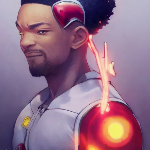 Prompt: anime portrait of an anime Will Smith dressed like One Punch Man by Stanley Artgerm Lau, WLOP, Rossdraws, James Jean, Andrei Riabovitchev, Marc Simonetti, and Sakimichan, trending on artstation