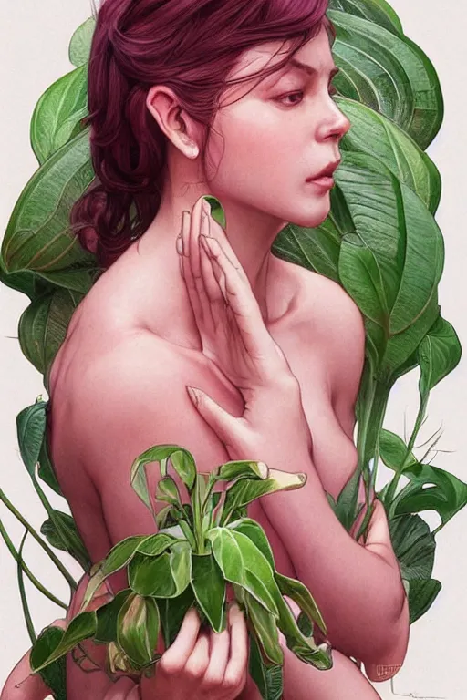 Prompt: ultra realistic illustration, banana plants drawing, pink background, elegant, highly detailed, digital painting, concept art, smooth, sharp focus, illustration, art by artgerm and greg rutkowski and alphonse mucha