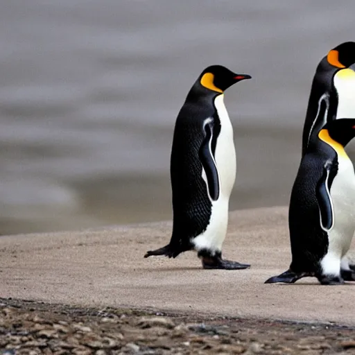 Prompt: penguins as relativizes