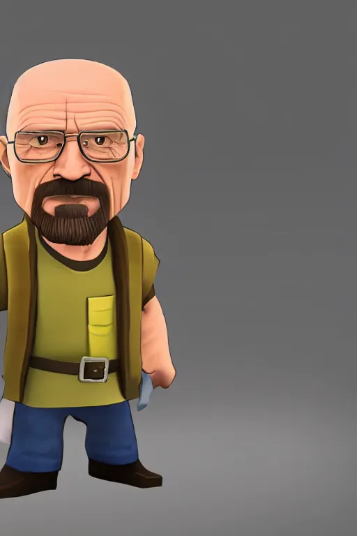 Prompt: walter white as a character in clash of clans