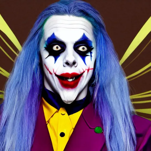 Prompt: billie eilish as a joker 4k