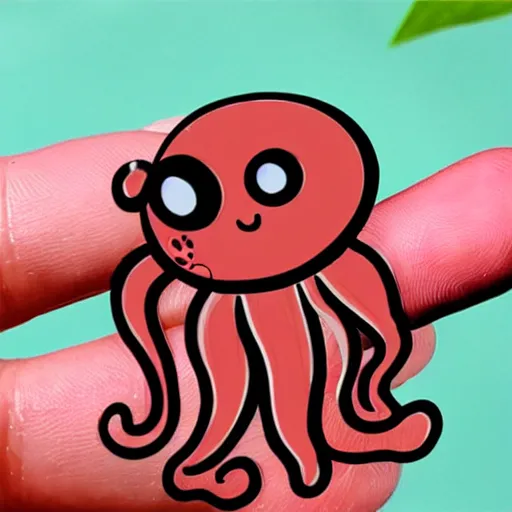 Image similar to cute octopus sticker